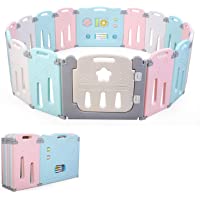 Bamny Parque de Juego- Parque de Juego para bebés- Parque Infantil- Patio de Juegos de Seguridad para Niños- Lavable…